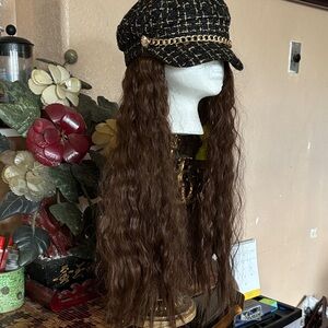 Elegant Wavy Brown Hair Extension